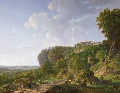 Tivoli und die römische Campagna entlang der Via Appia von Jean François Sablet